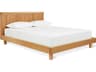 Odeon White Oak Wood Queen Platform Bed