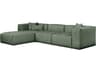Nest Green Upholstered Sectional Sofa