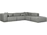 Nest Gray Upholstered Sectional Sofa
