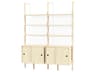 Branch Blonde White Bookcase