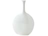 Silhouette Round White Vase