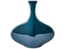 Silhouette Wide Reactive Blue Vase