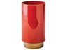 Rolo Red Bronze Vase