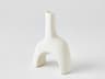 Cassel Matte White 7" Vase