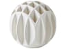 Bud Ball Matte White Vase