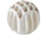 Bud Ball Matte White Vase