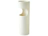 Cut Away Matte White Vase