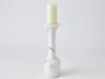 Calyx White 16" High Candle Holder