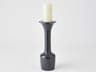 Calyx Black 16" High Candle Holder