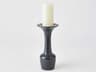 Calyx Black 12" High Candle Holder