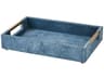 Dusty Blue Suede Posh Tray