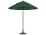 Windmaster Aluminum 7 Foot Round Fiberglass Outdoor Umbrella in Fern Green