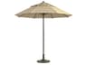 Windmaster Aluminum 9 Foot Round Fiberglass Outdoor Patio Umbrella in Khaki