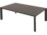 Sunset Aluminum Fusion Bronze Rectangular Outdoor Patio Coffee Table