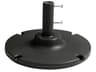 Resin Black Y-Leg and Lateral Umbrella Base