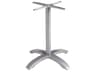 Eco-Fix Aluminum Silver Gray Bar Central Table Base