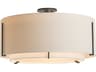 Exos Large Double Shade Semi-Flush Ceiling Light