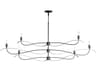 Willow 6-Light Large Chandelier Modern Linear