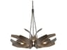 Corona Large Pendant Forged Steel Chandelier