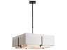 Exos Square Large Double Shade Pendant Light
