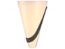 Half Cone 2-Light Glass Wall Sconce