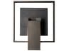 Shadow Box Medium Outdoor Sconce with Slate