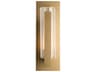 Vertical Bar Fluted Glass Outdoor Sconce