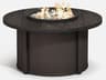 Timber Faux Wood Aluminum Round Fire Pit Table Top