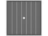 Latitude Aluminum Square Table Top with Umbrella Hole
