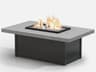 Concrete Aluminum Rectangular Fire Pit Table Top