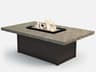 Slate Aluminum Rectangular Fire Pit Table Top