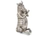 Antiqued Silver Zuri the Zebra (Speak No Evil) Sculpture