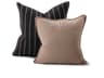 Davida Kay Evie Onix 24" x 24" Pillow