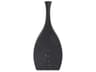 Onion Tapered Matte Black Vase