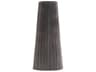 Graphite Gray 10" Chiseled Vase