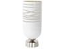 Lustig Artic Silver Glossy White Vessel