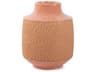Richland Embossed Peach Vase