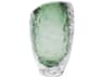 Emerald Crystalized Glass Vase