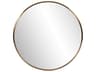 Yorkville Brushed Brass Round Wall Mirror