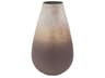 Alana Ombre Taupe Bronze Vase