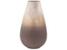 Alana Ombre Taupe Bronze Vase