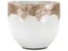 Iceberg Gold Midas Glass Decorative Bowl