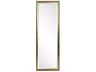 Cagney Glossy Black with Gold Rectangular Wall Mirror