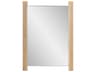 Emil Wooden Brown Rectangular Wall Mirror