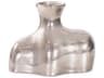 Brushed Silver Eisen Asymmetrical Vase