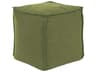 Patio Seascape Moss Fabric Cushion Ottoman
