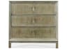 Custom Elements Cabinet Stone Brown Maple Wood Accent Chest