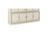 Frank Low 4-Door Accent Cabinet with Faux Shagreen Doors