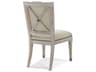 Urban Loft Beech Wood Beige Upholstered Side Dining Chair