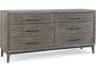 Odyssey 6-Drawers Gray Ash Wood Double Dresser